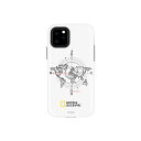 National Geographic iPhone 11 Pro Compass Case Double Protective ホワイト(NG17145i58...