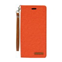 GOOSPERY Galaxy S9+ Canvas Flip Case オレンジ(GS12466S9P) 仕入先在庫品