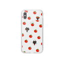 abbi iPhone XS/ X ネコマンジュウクリアケース トマト(ABF14558i58) 仕入先在庫品