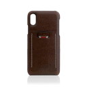 SLG Design iPhone XR Minerva Box Leather Back Case ブラウン(SD13686i61) 仕入先在庫品