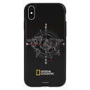 National Geographic iPhone XS / X Compass Case Double Protective ブラック(NG12970iX)...