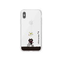 abbi iPhone XS/ X ネコマンジュウクリアケース サイクリング(ABF14560i58) 仕入先在庫品