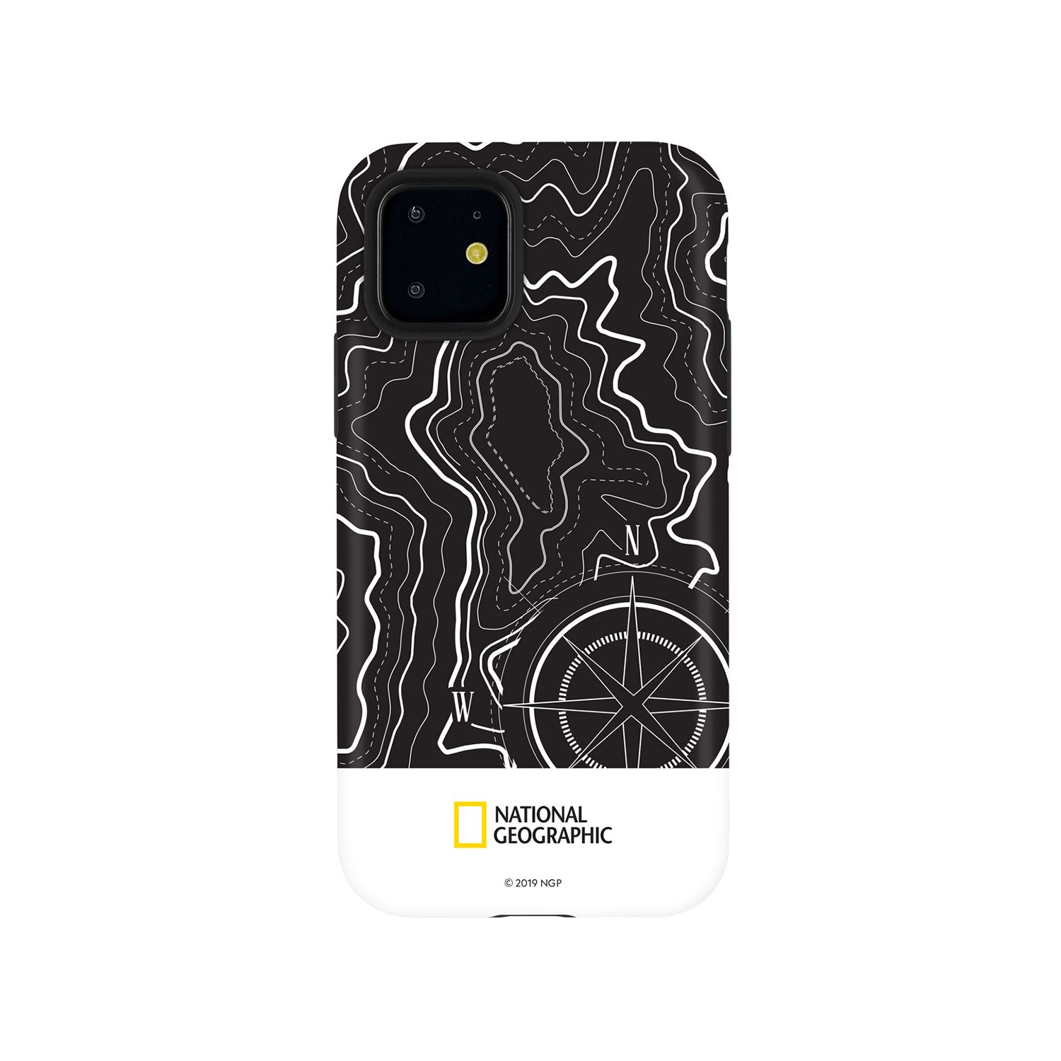 National Geographic iPhone 11 Topography Case Double Protective ホワイト(NG17179i61R) 目安在庫=△