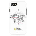 National Geographic 2020 iPhone SE/8/7 Compass Case Double Protective ホワイト(NG130...