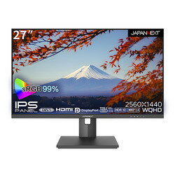 JAPANNEXT JAPANNEXT IPSパネル 27インチ WQHD USB-C給電対応液晶モニター(JN-IPS27WQHDR-HSP) 目安在庫=△