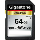 Gigastone SDXCカード 64GB V30 UHS-1 U3 A1 1枚(GJSX-64GV3A1) 目安在庫=○