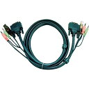 ATEN DVI KVMケーブル 1.8m(2L-7D02U) 目安在庫=△