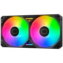 クーラーマスター SickleFlow Edge 240 ARGB/ブラック/単一フレーム装置設計ケースファン/中(MFX-B2DN-25DP2-R1) 目安在庫=○