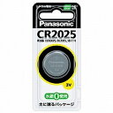 パナソニック Panasonic コイン形リチウム電池 CR2025P 目安在庫=○