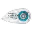 コクヨ KOKUYO テープのり ドットライナー しっかり貼るタイプ(透明) 本体 8.4mm×16m 1個(タ-DM400-08NT) 目安在庫=○
