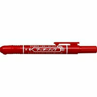 ゼブラ ZEBRA マッキーノック 細字 赤 1本入(PYYSS6R) 目安在庫=○[メール便対象商品]【6月末までポイント10倍】