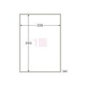 ヒサゴ HISAGO 屋外用ラベル 強粘再剥離 A4 ノーカット 10シート入り KLPH862S 目安在庫=○