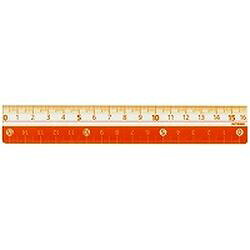 Rakuten - クツワ カラー定規（16cm）オレンジ(KB027OR) 目安在庫=○