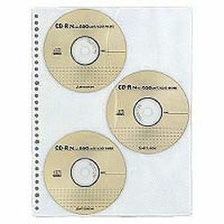 コクヨ KOKUYO EDB-A375 CDポケット A4リフィル 縦30穴 6枚収容 3枚入 目安在庫=○