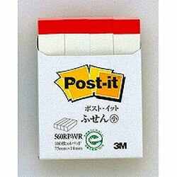 3M Post-it ポストイット 再生紙 ふせん小 ホワイト(3M-560RP-W/R) 目安在庫=○