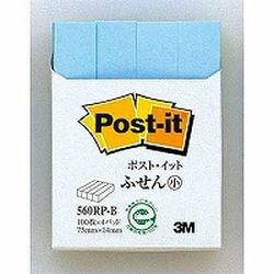 Rakuten - 3M Post-it ポストイット 再生紙 ふせん小 ブルー(3M-560RP-B) 目安在庫=○