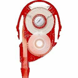 オフィスのスタンダード「ヨコ引きタイプ」。オフィス文章の基本スタイルは「ヨコ書き」です。だから、修正テープは「ヨコ引きタイプ」が断然オススメ。テープを90度ひねって作り出す独自のケースポジションが、安オフィスのスタンダード「ヨコ引きタイプ」。オフィス文章の基本スタイルは「ヨコ書き」です。だから、修正テープは「ヨコ引きタイプ」が断然オススメ。テープを90度ひねって作り出す独自のケースポジションが、安定した握り心地とペンで線をなぞるような引きやすさを実現します。