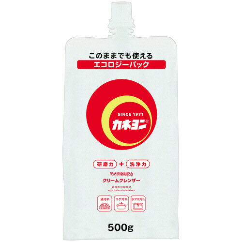 カネヨ石鹸 液体クレンザー カネヨン エコロジーパック 詰替用 500g 1本(210889) 目安在庫=○