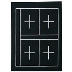 呉竹 Kuretake 下敷　規格判　NO．1　6．4マス入黒 (1枚)　1個(KA23-101) 目安在庫=○