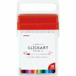 ゼブラ ZEBRA 水性ペン クリッカート 36色セット N(WYSS22-36C-N) 目安在庫=○(3.0)