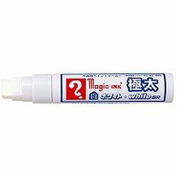 乐天商城 - 寺西化学 油性ペイントマーカー マジックインキ ホワイト・white SR 極太 1本(MGDW) 目安在庫=○