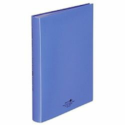 リヒトラブ LIHIT LAB． AQUA DROPs クリヤーブックフラット 青(N5065-8) 目安在庫=○