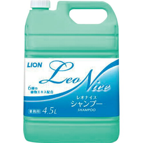 ライオン LION レオナイス シャンプー 業務用 4.5L 1本(LNSP4.5) 目安在庫=○