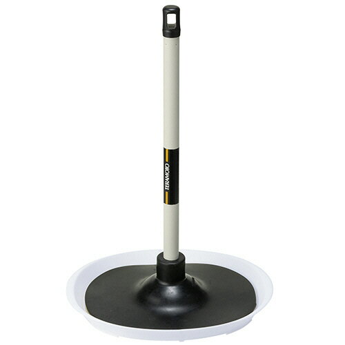 テラモト トイレのつまりとりFIT ワイド(節水便器対応) 短柄トレイ付 1個(CL-421-080-0) 目安在庫=○