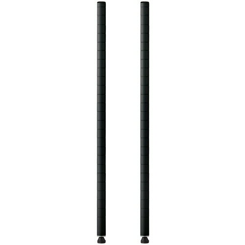 エレクター ベーシックシリーズ ポール 高さ450mm ブラック 1セット(2本)(B18PB2) 目安在庫=○(3)