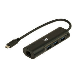 ラトックシステム RS-UCLAN-H3 USB Type-C ギガビット対応LANアダプター USBハブ付き 目安在庫=△