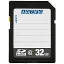 アドテック SDHCメモリカード 32GB Class10 インデックスタイプ AD-SDTH32G/10R 1枚 目安在庫=○