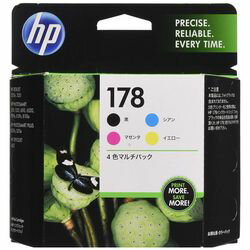 純正品 HP HP178 4色マルチパック CR281AA (CR281AA) 目安在庫 ○