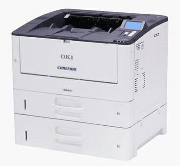 OKI オキ &lt;7年間無償保証 メンテナンス品無償提供&gt;A3モノクロLEDプリンター B843dnt 目安在庫=△