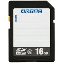 アドテック SDHCメモリカード 16GB Class10 インデックスタイプ AD-SDTH16G/10R 1枚 目安在庫=○