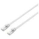 エレコム ELECOM LANケーブル CAT6A 爪折れ防止 フラット 1m ホワイト LD-GFAT WH10(LD-GFAT/WH10) メーカー在庫品[...