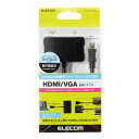 GR MiniDisplayPort-HDMI VGAϊA_v^ TB-MDPHDVGABK [J[݌ɕi