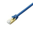 【P5E】エレコム CAT7 ツメの折れないLANケーブル 5.0mブルーメタリック LD-TWST BM50(LD-TWST/BM50) メーカー在庫品【6月末までポイント10倍】