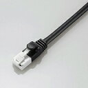 【P5E】エレコム RoHS CAT5E 爪折れ防止 LANケーブル 1m 簡易パッケージ(ブラック)(LD-CTT/BK1/RS) 目安在庫=○