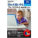 エレコム 液晶保護フィルム ブルーライトカット 19インチ 反射防止 16:10 EF-FL19WBL メーカー在庫品【6月末までポイント10倍】