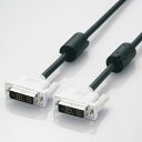 【P5E】エレコム DVIシングルリンクケーブル 1.0m DVI-D24pinオス-DVI-D24pinオス(CAC-DVSL10BK) メーカー在庫品(2)