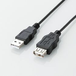 쥳 ELECOM USB2.0Ĺ֥ A-A᥹  3m ֥å U2C-JE30BK ᡼߸ʡ6ޤǥݥ...