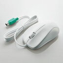 エレコム ELECOM 光学式マウス PS2 3ボタン ホワイト ROHS指令準拠 M-K6P2RWH RS(M-K6P2RWH/RS) メーカー在庫品