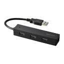 バッファロー BSH4U25BKZ USB2.0ハブ 4ポートタイプ 簡易パッケージ ブラック 目安在庫=○