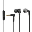 エレコム ELECOM ステレオヘッドホン カナル(マイク付) GrandBass ブラック(EHP-GB100MBK) メーカー在庫品