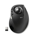 エレコム ELECOM マウス トラックボール ワイヤレス 人差し指用 8ボタン チルト機能搭載 ボ(M-DT2DRBK) メーカー在庫品