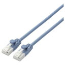 【P5E】エレコム やわらかLANケーブル CAT6A 爪折れ防止 3.0m ブルー LD-GPAYT BU30(LD-GPAYT/BU30) 目安在庫=○