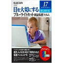 エレコム 液晶保護フィルム ブルーライトカット 17インチ 反射防止 EF-FL17BL 目安在庫=△【6月末までポイント10倍】