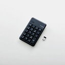 エレコム ELECOM ワイヤレステンキーボード Mサイズ メンブレン 高耐久 ブラック(TK-TDM017BK) 目安在庫=○