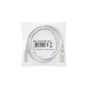 【P5E】エレコム RoHS CAT6 爪折れ防止 LANケーブル 1m 簡易パッケージ(ホワイト)(LD-GPT/WH1/RS) 目安在庫=○[メール便対象商...