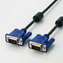 【P5E】エレコム RoHs D-sub15ピン(ミニ)ケーブル スリム 3m ブラック CAC-30BK RS(CAC-30BK/RS) 目安在庫=○(2)